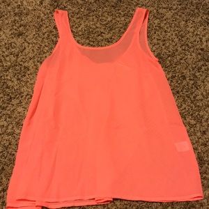 Pink tank top with bow on back